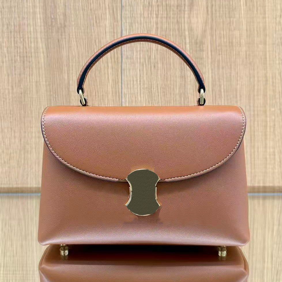 TEEN NINO handbags leather Shoulder Bag Luxury Designer bags triomphes metal lock buckle tote bag Womens mens Clutch crossbody bag 10A quality trave