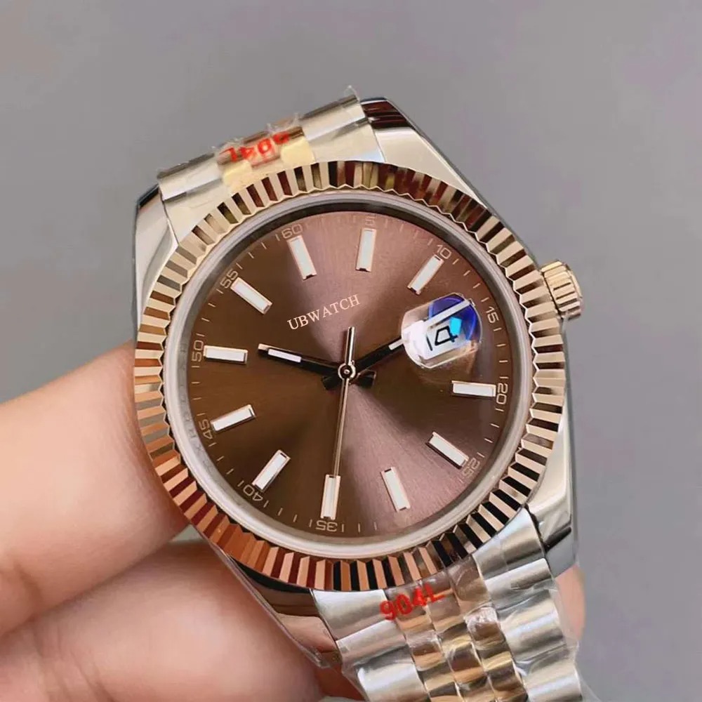 U1 Top AAA luxury Designer Luxury Watch Automatic Mechanical Sapphire Mens Watches Stainless Steel Day Date Just Jubilee Window Vibrant Wriswatches