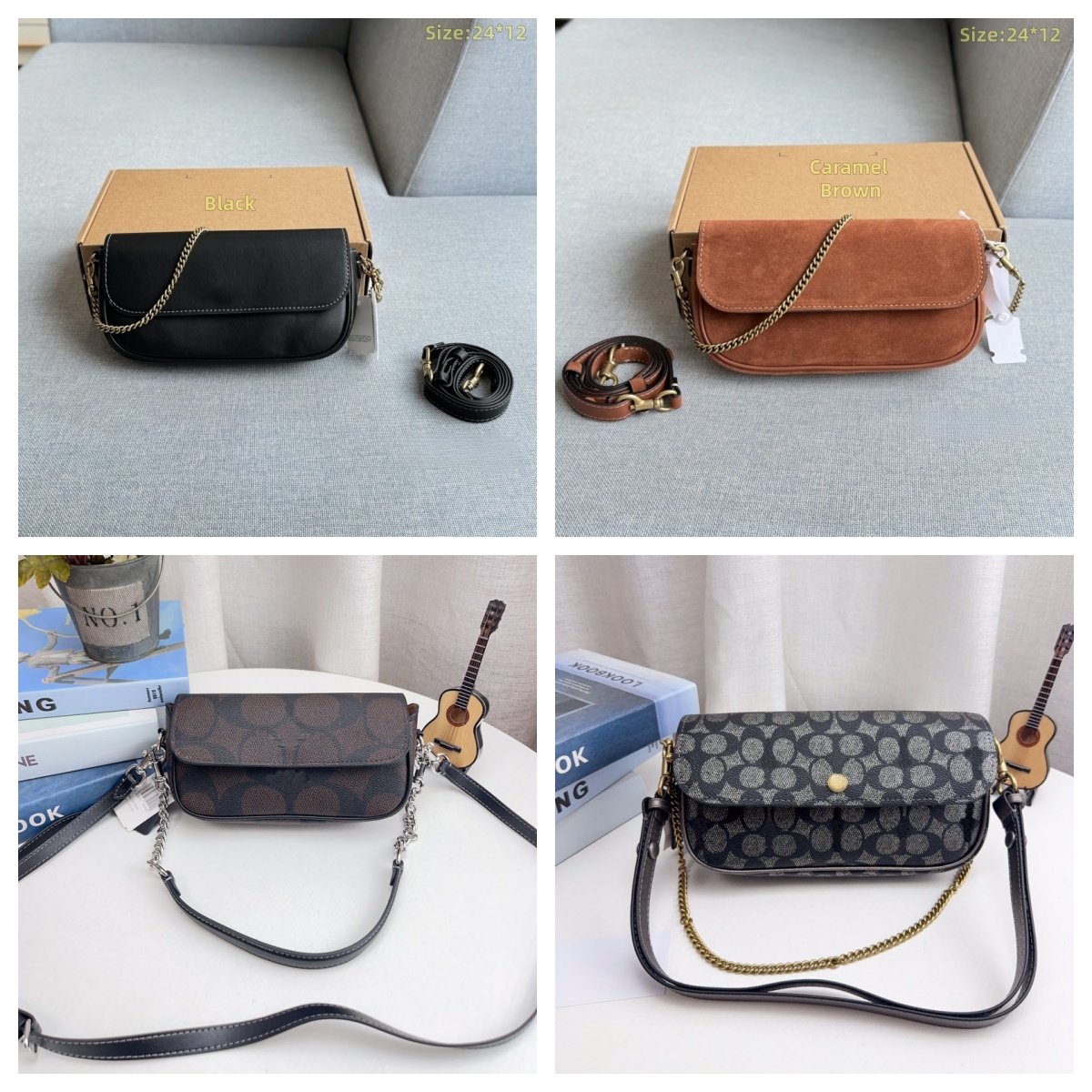 Designer Shoulder Bags High-Quality Brook Flap Bag - Multi-Style (Armpit/Chain/Shoulder/Baguette), Multi-Ways to Carry, Lightweight Low-Key Luxury,