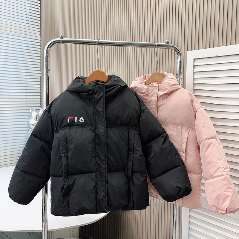 Designer Clothing Baby Girls Boys Ultra Warm Kids Down Jacket 1 10Y Unisex Winter Puffer Coat Thermal Lock Hooded Waterproof Outerwear DLD260112 J26