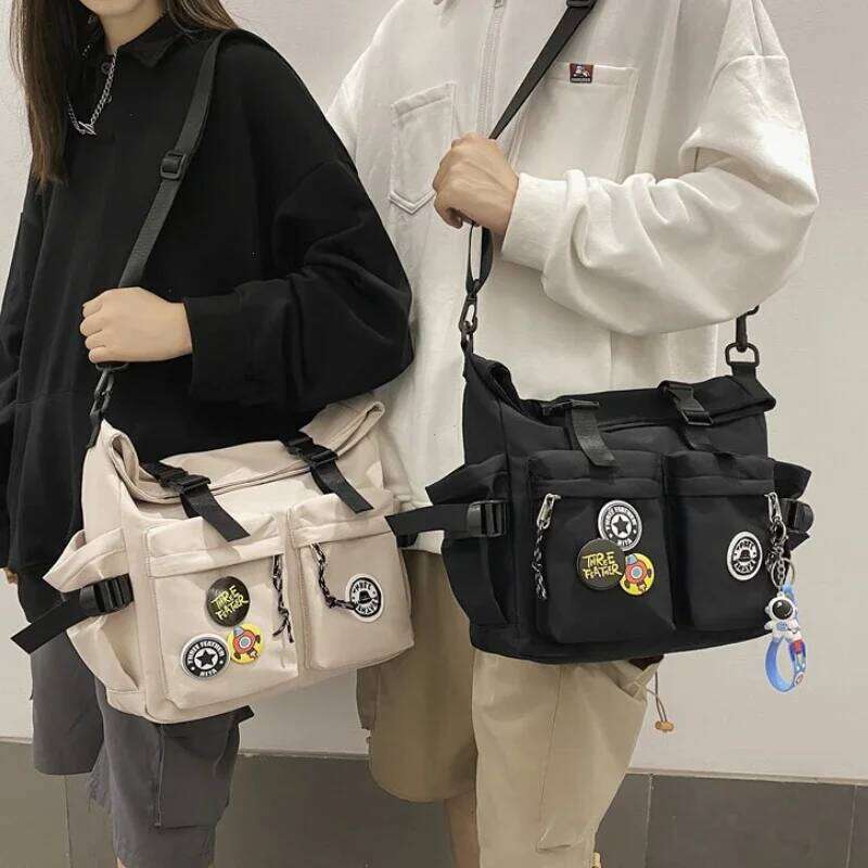 Bag Shoulder Men's New accessories Trendy Brand Casual Fashion Crossbody Bag Simple And Versatile Student Cargo Backpack Hand Bags Luggage