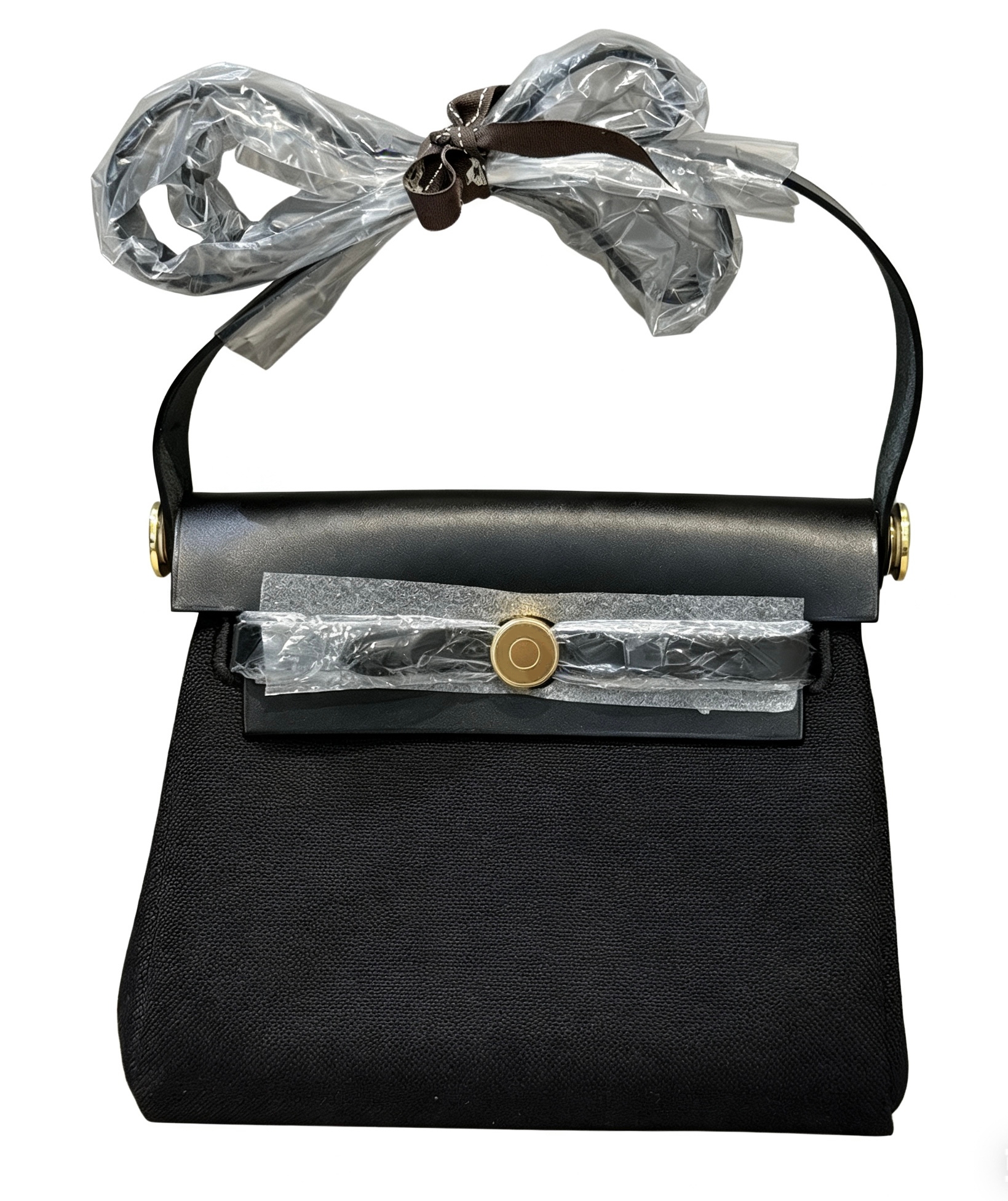 Designer bag fashionable crossbody bag shoulder bag high-quality imported canvas combined with high-quality leather design 20cm