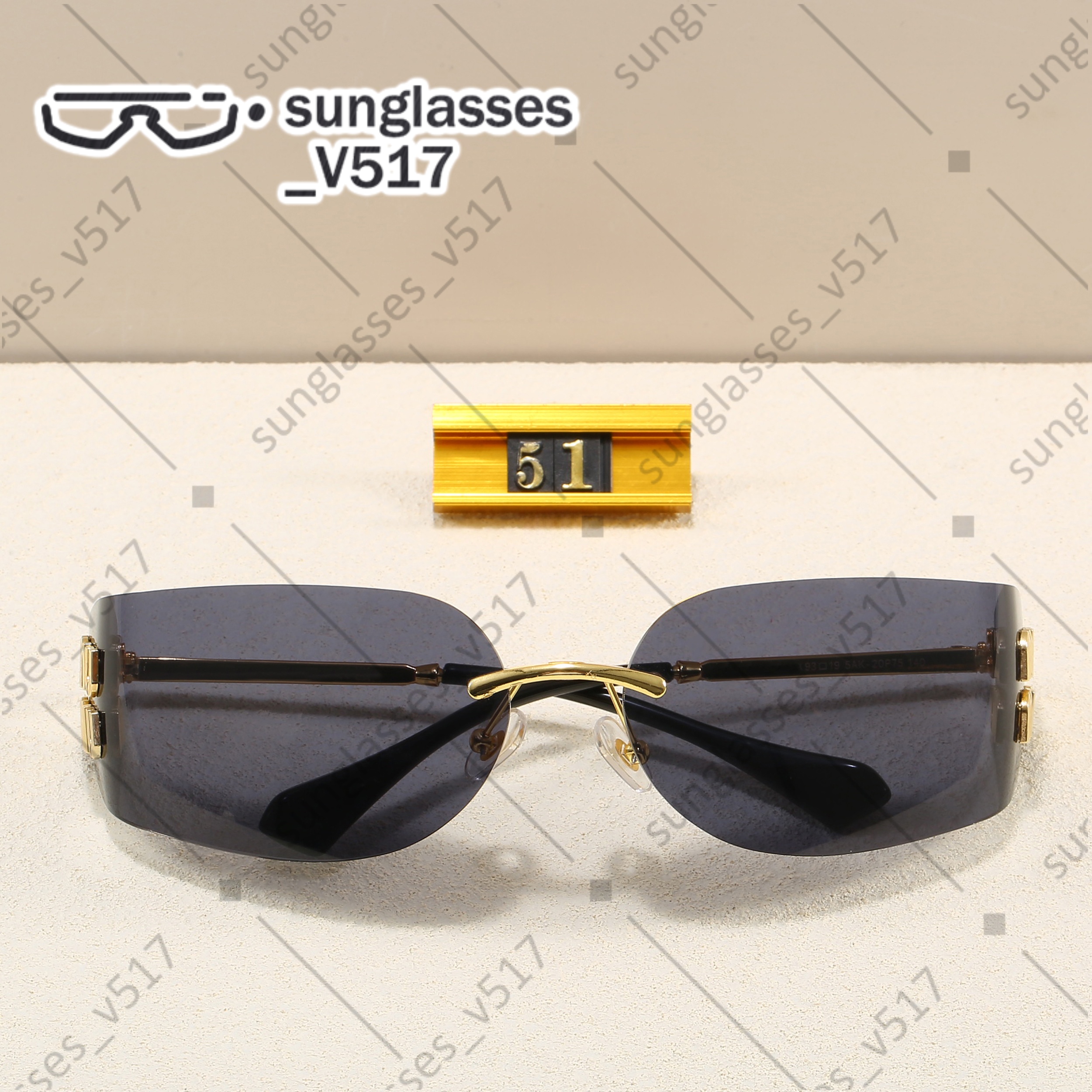 rectangular sunglasses designer Curved lens design glasses women oval Sunglasses European and American fashion lightweight portable shades UV400-image-938429577