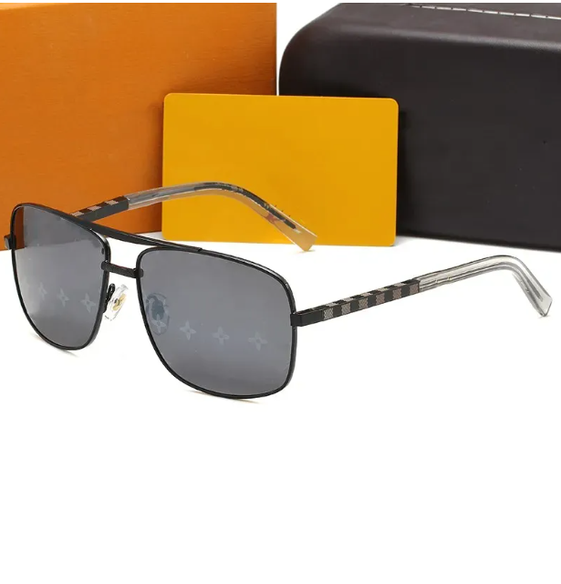 Mens Designer Sunglasses Outdoor Shades women fashion Metal Oval luxury Half Frame Sunshade mirror polarized UV400 protection Glasses With box AAAAA