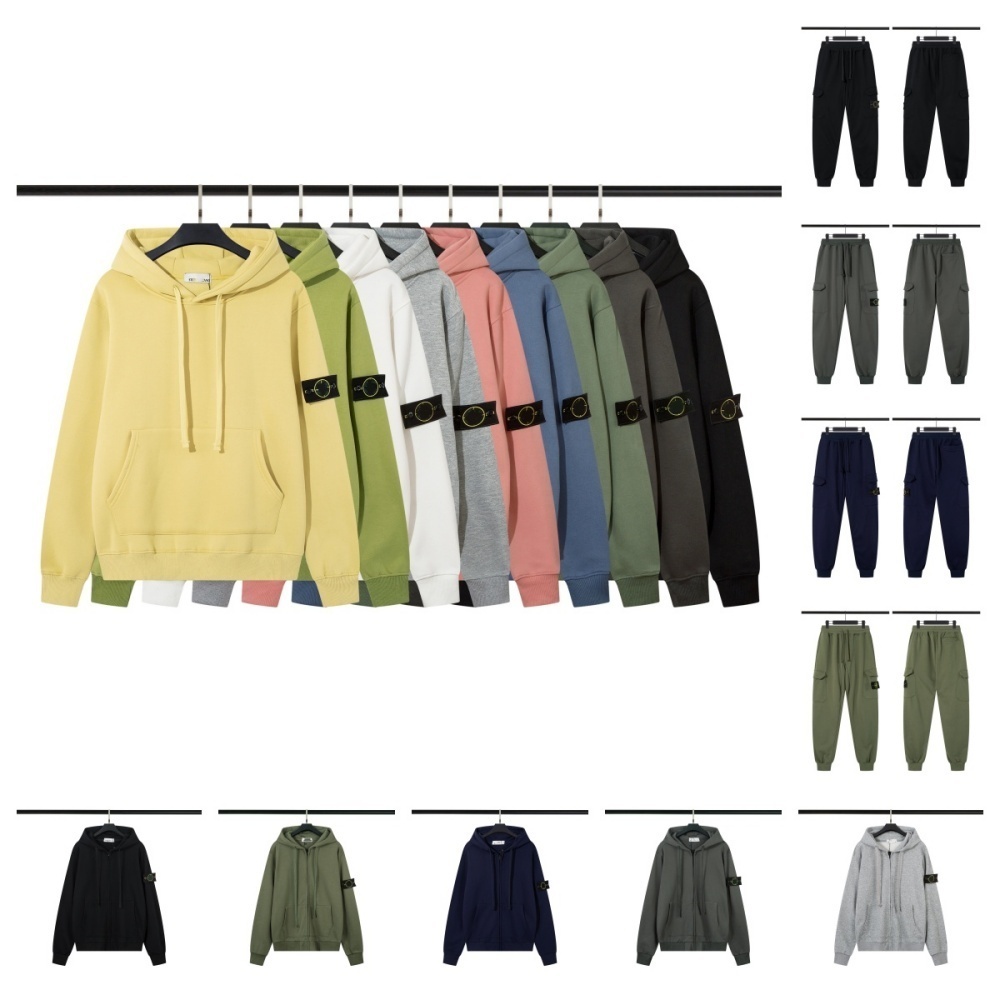 STONE Hommes Designer Sweats à capuche pour hommes Zip Up Sweat à capuche Femme Sweat-shirt Marque Survêtement Mode Sweat à capuche Loisirs Pull