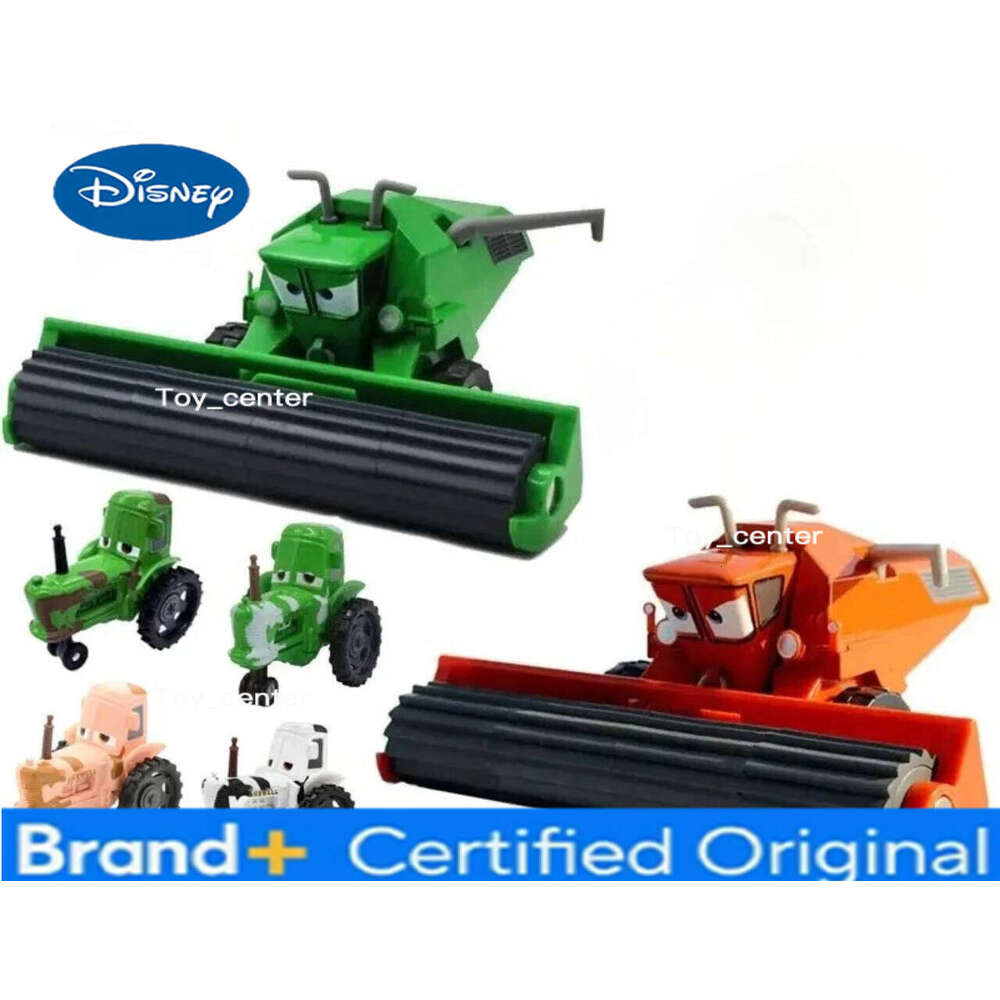 Disney Pixar alloy car Frank model lawn mower tractor harvester boy toy gift H260113-image-1091994904
