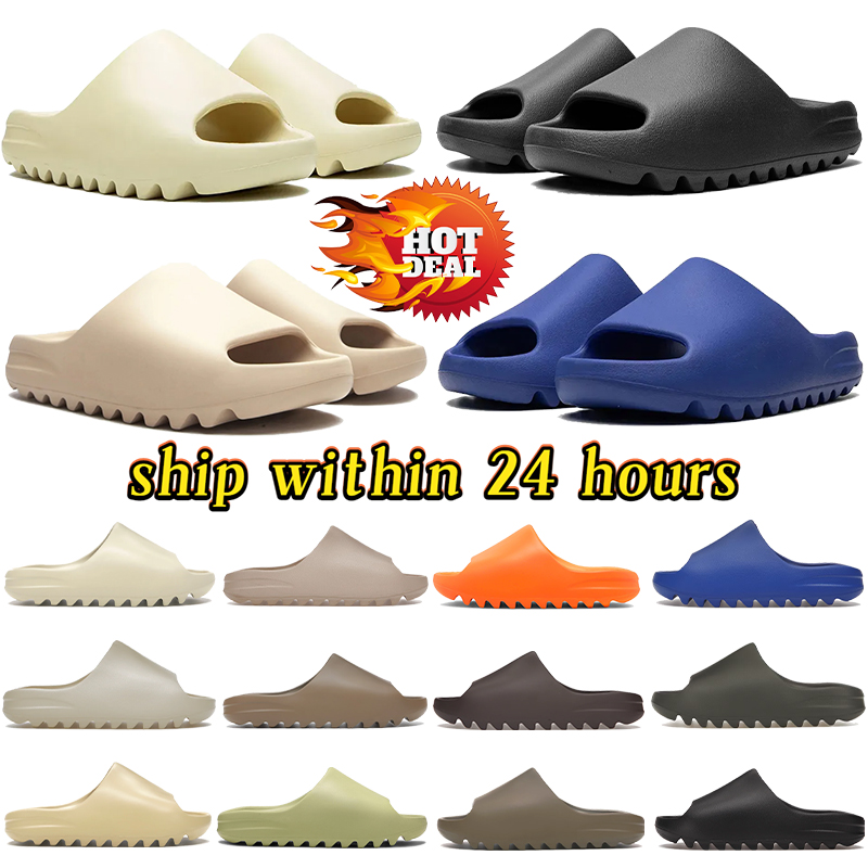 Designer Slides for Men Women Slippers Sandals Onyx Bone Cinder Sand Resin Stone Sage Slate Grey Vermilion Slide Slipper Womens Mens Shoe Summer