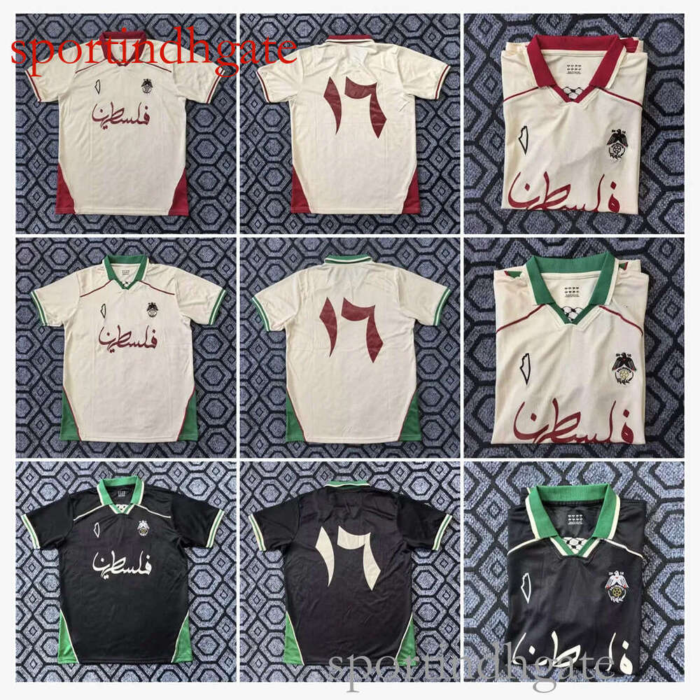 2025 2026 Adults Palestine jersey kids kit 25 26 Fans version football short sleeve Men Palestinian shirt soccer jerseys sports Training black un