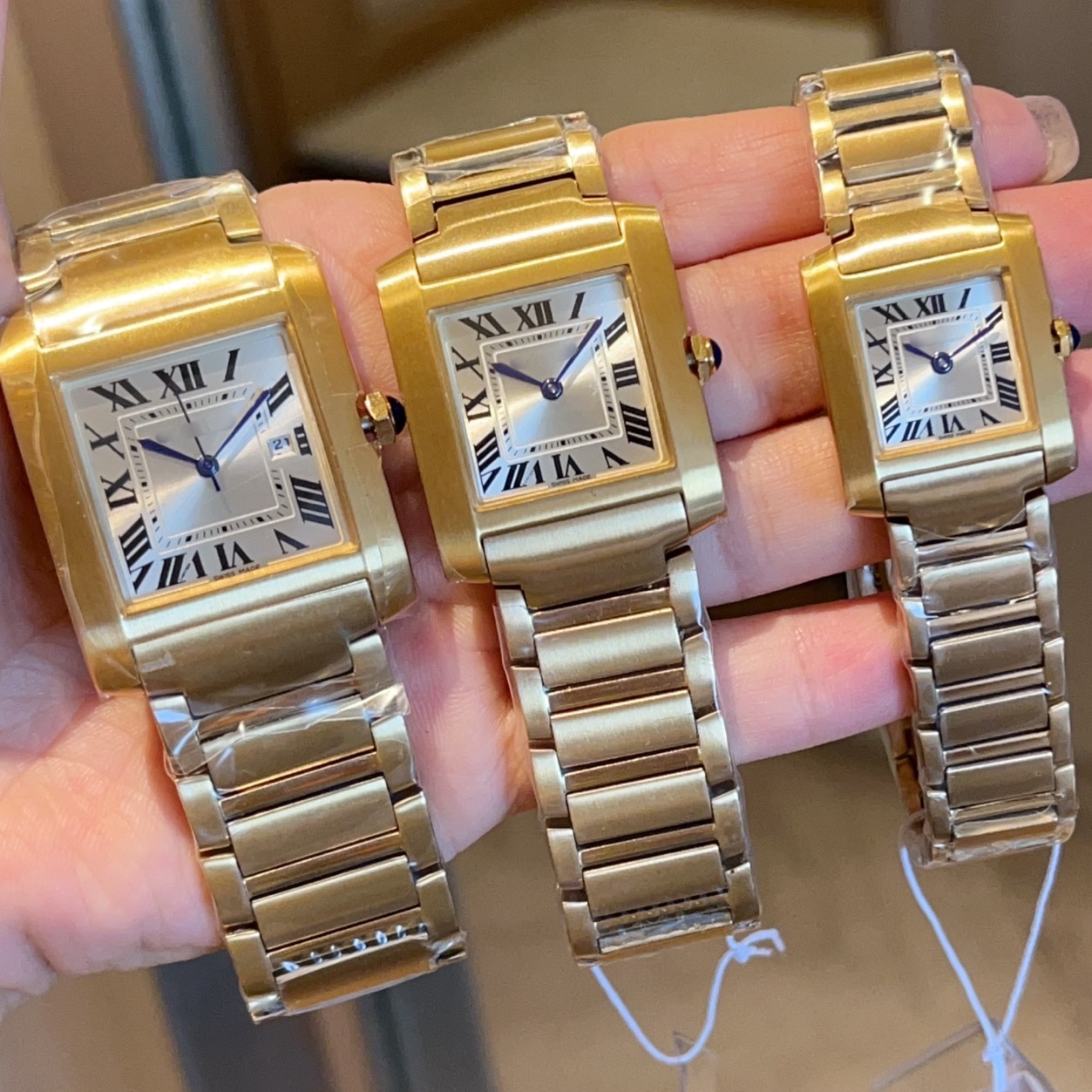 ADITA Francaise watch crystal mirror quartz movement sapphire knob top quality three sizes highest counter Advanced Materials 039
