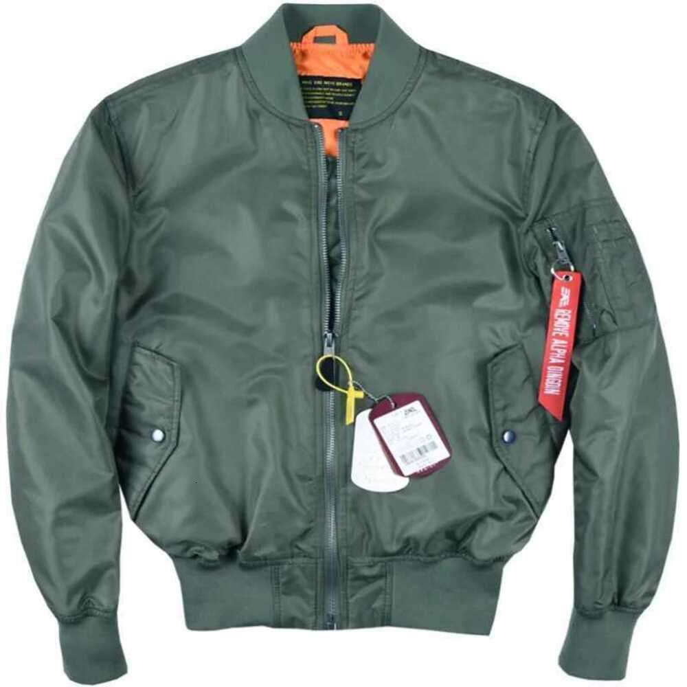 Alphaflys Bomber Men's Jackets Martin Classic Alpha Industry Windproof Golden Resistant Jacket Ma1 Pilot Mens Waterproof Alphalete Baseball Sho