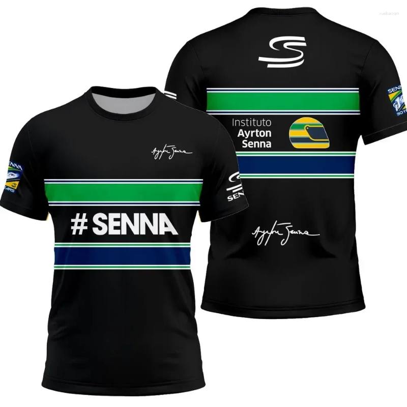 Shirts Mens T 2026 Ayrton Senna No12 Racing Car 3D Printed Summer Sports Casual Breathable And Womens Short Slved T-shirt L260612