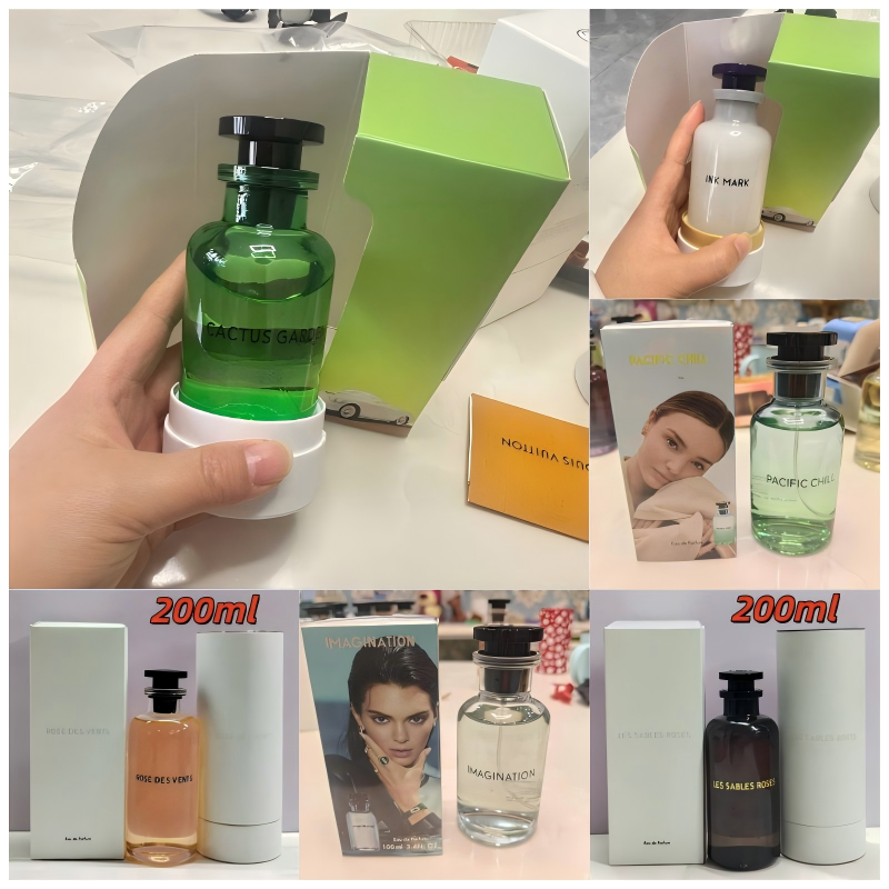 Magnetic cap cologne high-quality perfume 100ml perfume ink Mark cactus garden perfume 200ml IMAGINATION Les Sables Roses perfume essence fast deliv