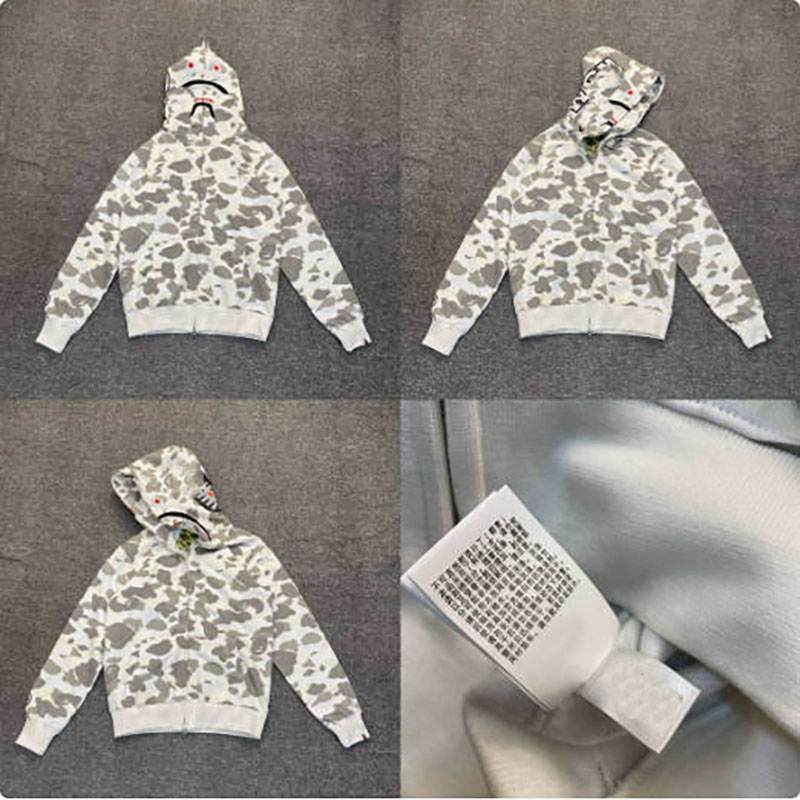 Men's Hoodies Designer High Street Retro Hip Hop Round Neck Flocked Printed Hooded Sweatshirt Fashion Casual M-3XL