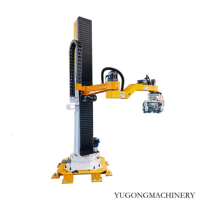Heavy Duty Robotic Column Palletizer for Fertilizer Bags and Cement Sack Stacking System with Advanced Rotating Mechanical Arm Design-image-1091935656