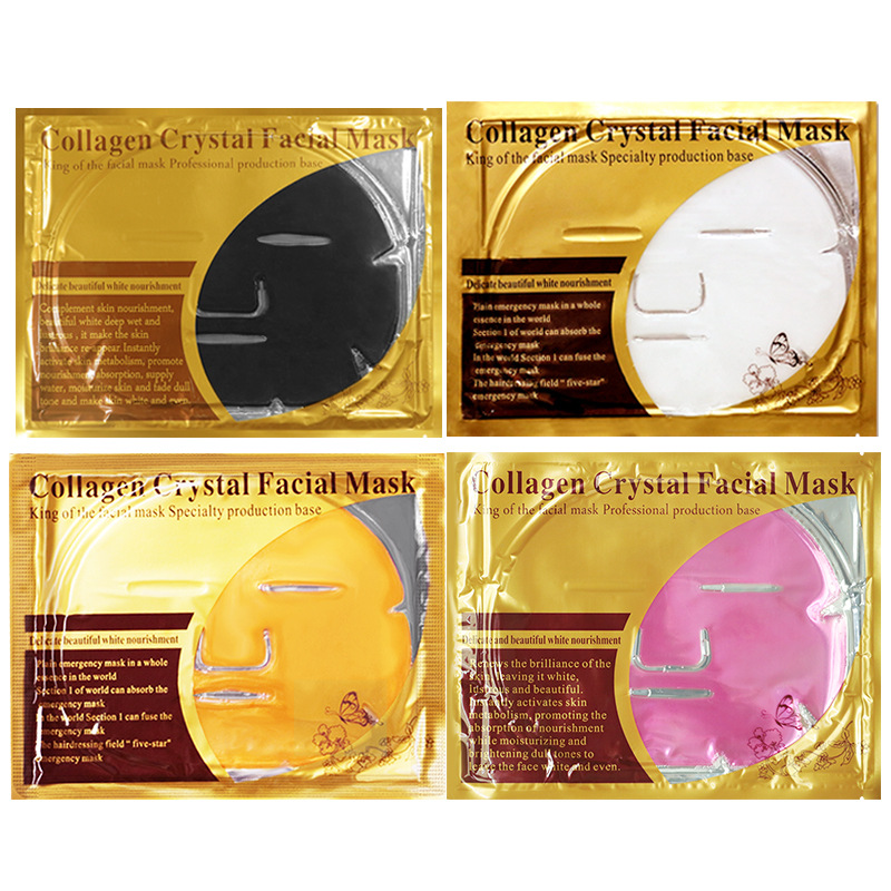 Moisturizing Nourishing Collagen Crystal Facial Mask Rejuvenates Lift Tension Repair and Improve Skin Care Face Golden Masks & Peels Makeup Deep-image-1091885569
