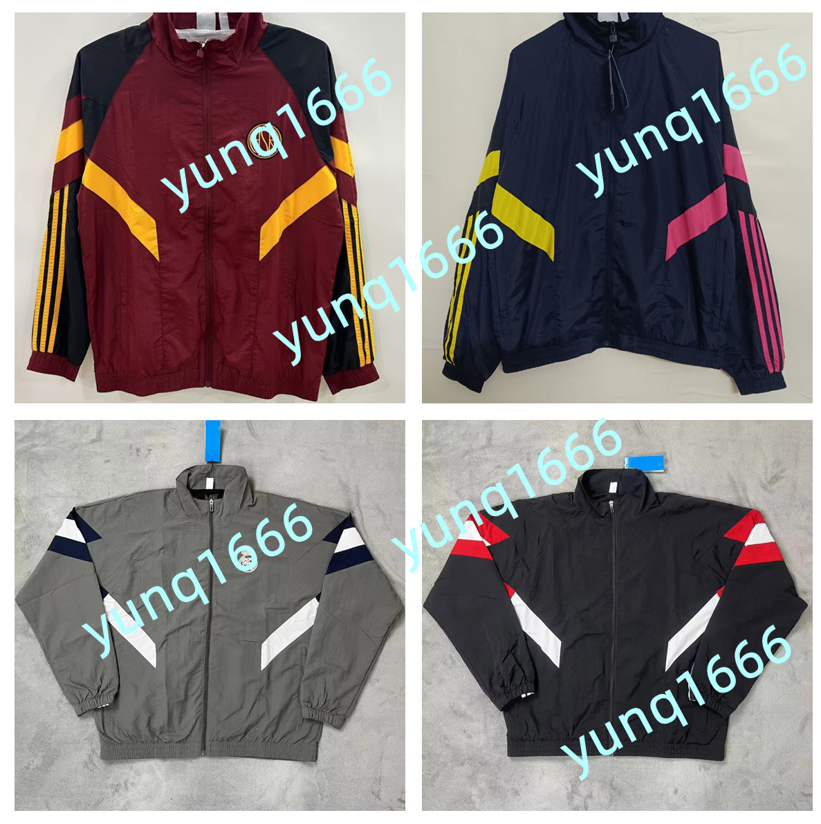2026 Madrids football Club Mens jacket Soccer Windbreaker Jerseys 25 26 27 full zipper Hooded Windbreakers Men Fashion coat