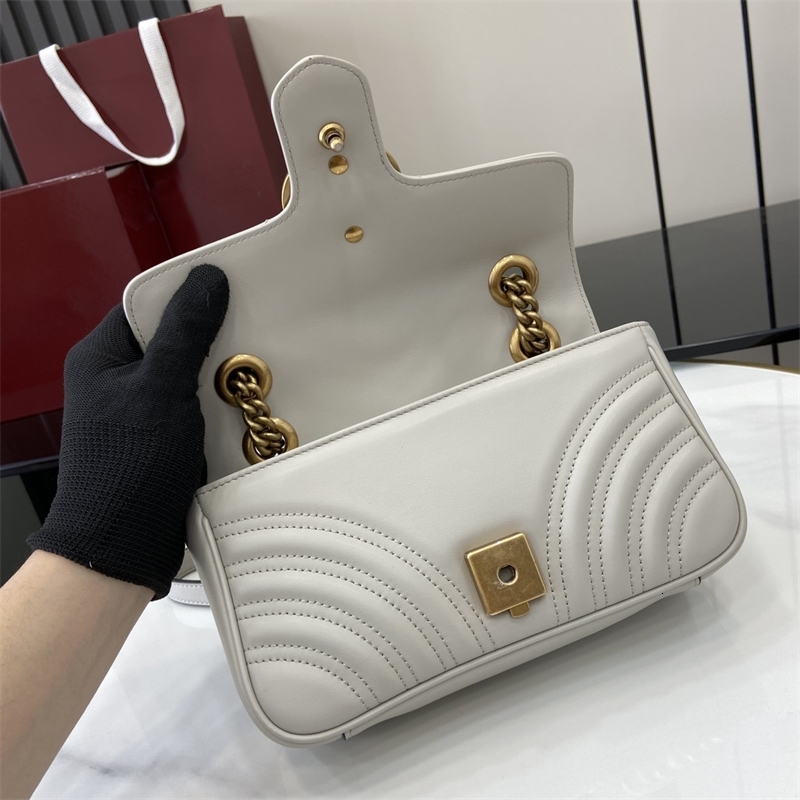 10A Mirror Quality Designer Shoulder Bags Luxury women Fashion Bags Small Square Bag mini Marmont Crossbody genuine leather Craftsmanship Small H