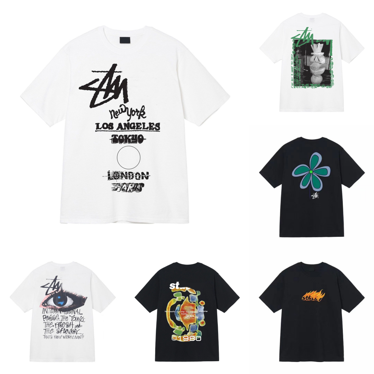 Men's and Women's Designer T-Shirts Hip Hop Top Tees Clothing Loose Casual Shorts Couple Crewneck Streetwear Summer Clothes Printing
