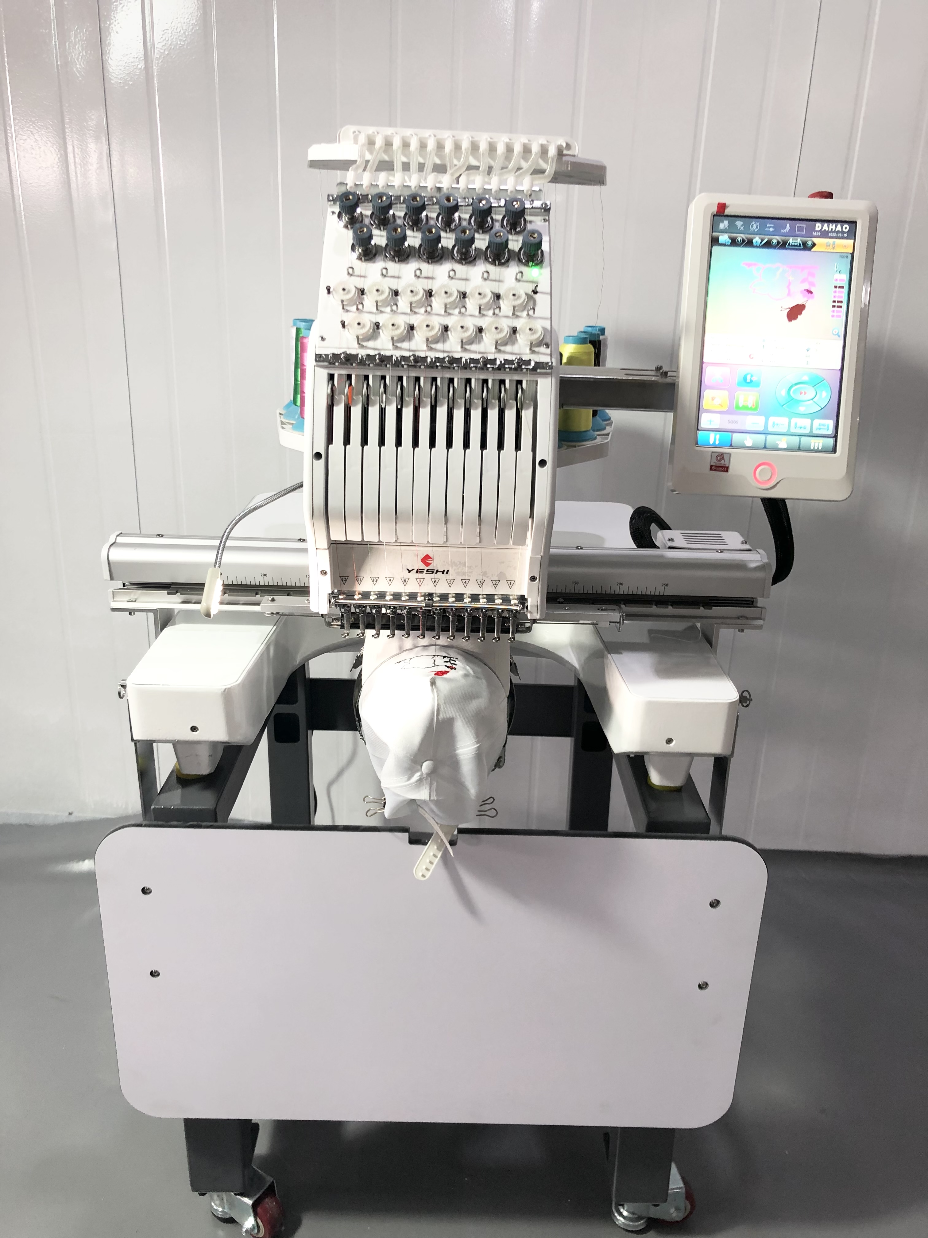 Electronic Embroidery Machine 12-15 Needle Multi-Needle Cap Embroidery Machine At Cheap Price-image-1093193557