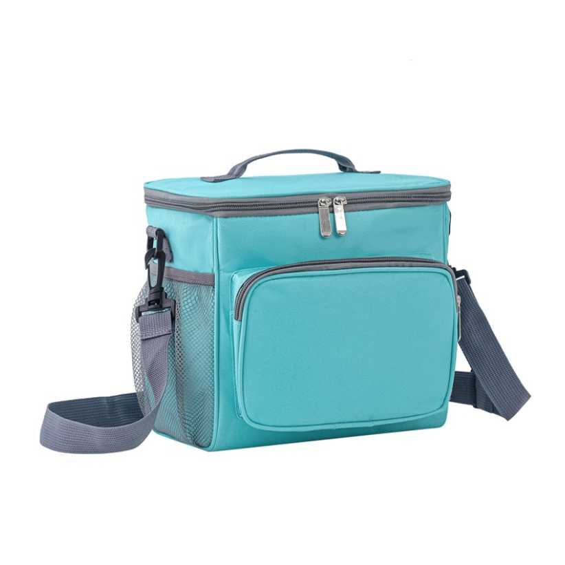 Insulated Lunch Box for Men & Women Leak-Proof Cooler Lunch Bag with 4 Pockets Adjustable Strap Ideal for Work Picnic Travel