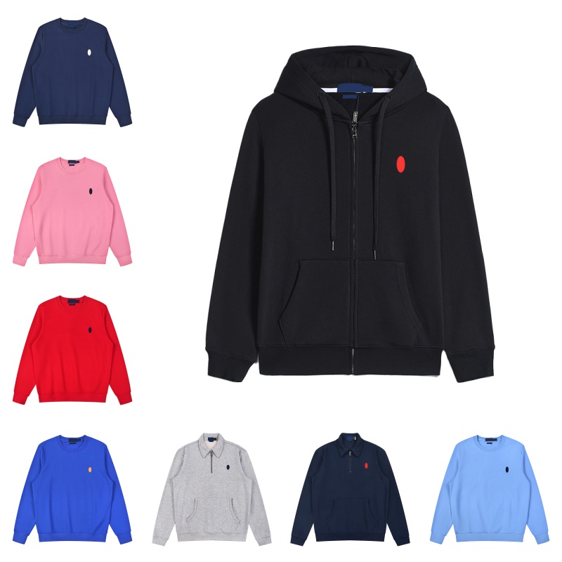 poloralphmen Pony Mens Designer Sweat à capuche Badge brodé Sweat-shirt d'extérieur Casual Wear Tailles M-2XL Élégant Confortable Sweat à capuche