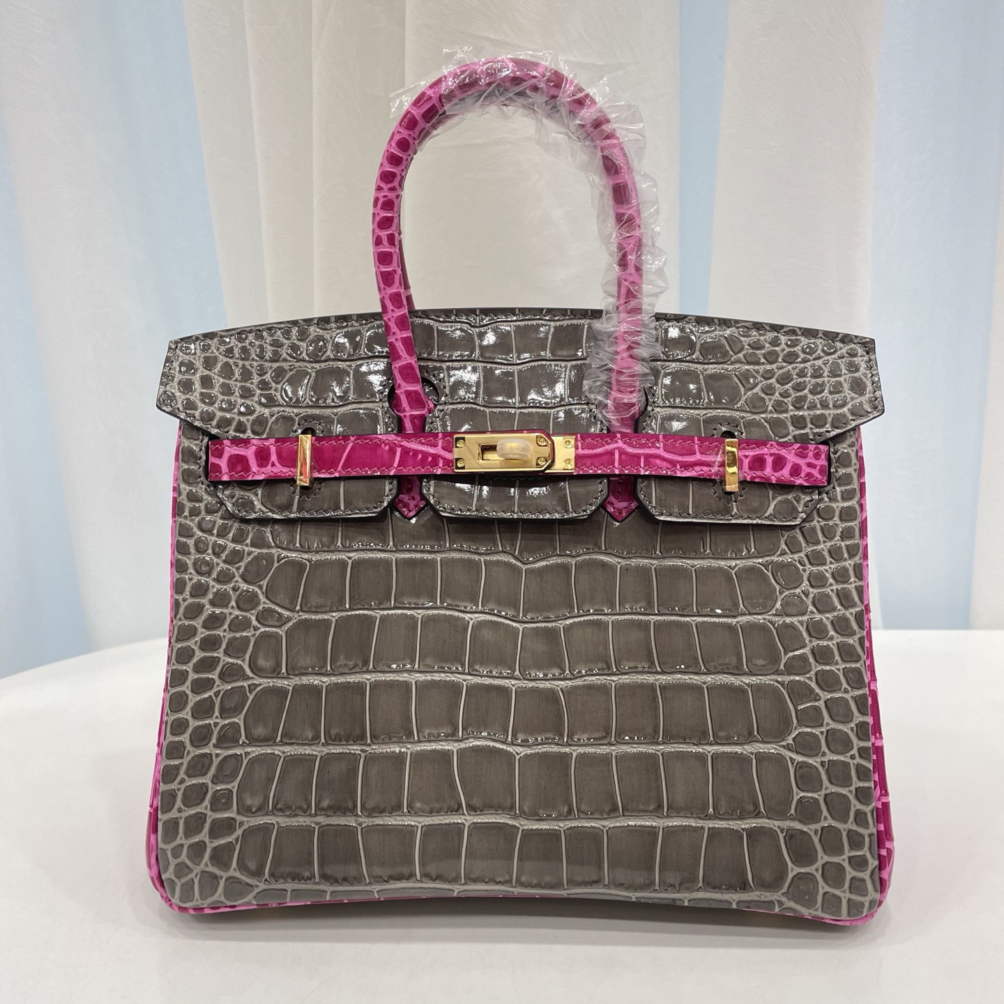 Designer Luxury Genuine leather Bags New Light Luxury Texture Crocodile Pattern Handbag Commuter Bag Versatile Platinum Bag Large Capacity Women