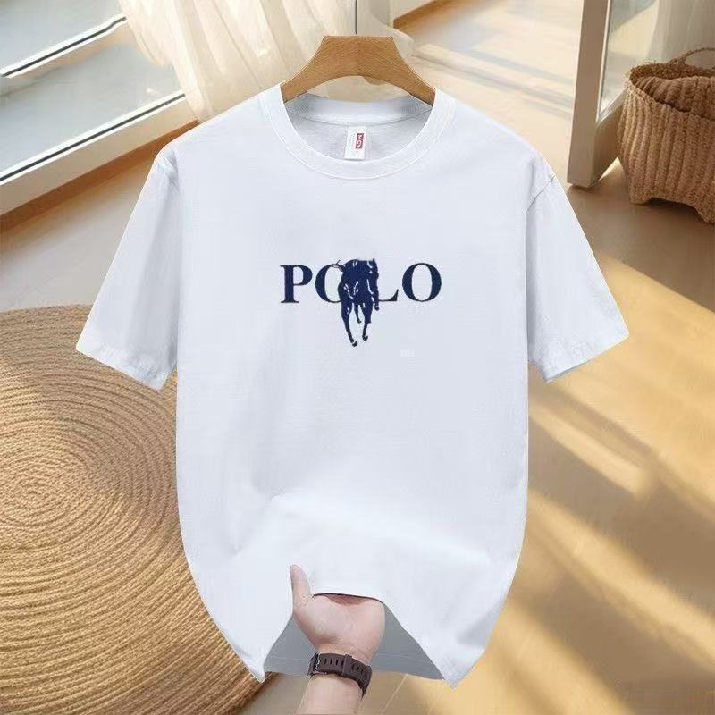 Men's T-Shirts Brand-name T-shirt top-quality pure cotton short-sleeved women's fashion shirt simple letter print summer casual men's