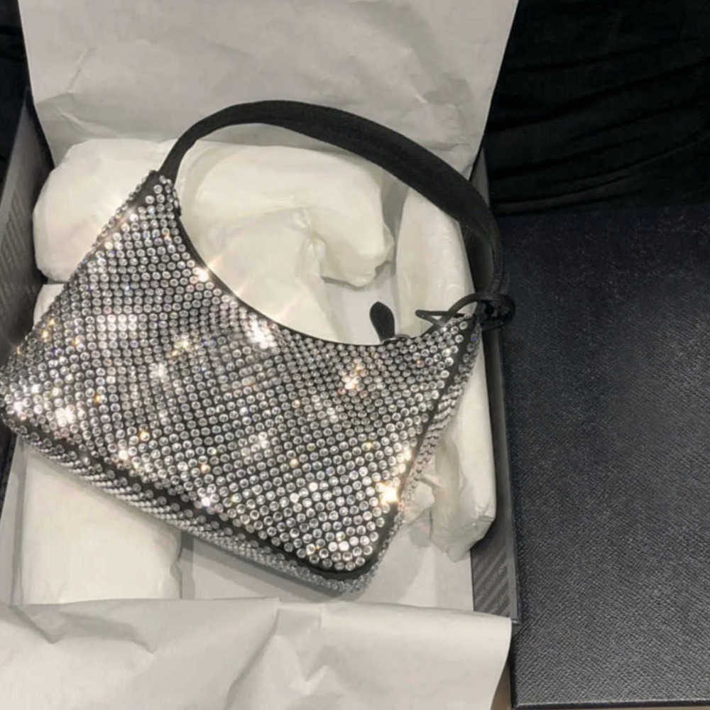 10A Sacs à bandoulière Sacs de soirée Sacs à bandoulière 2025 Diamant Femmes Sac à bandoulière Nouveaux sacs à main Mode d'été Sacs à main sous l