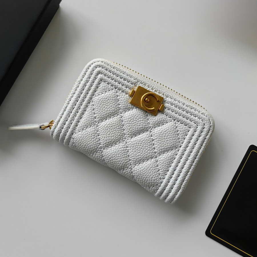 Fashion Coin Purses Luxury Wallets Classic Card Holders Purse Designer Bags Genuine Leather Wallet Unisex Letter Bag Credit Card Storage Diamond