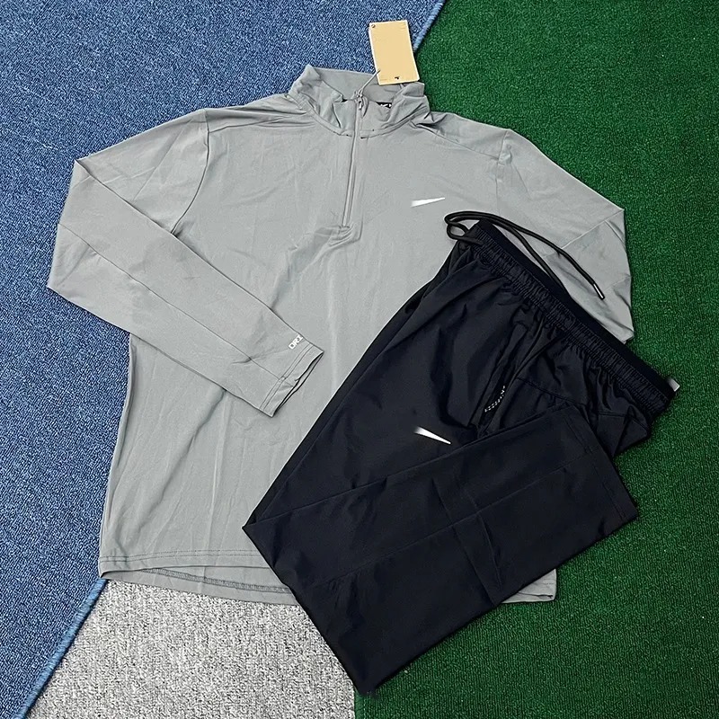 Top Mens Tracksuits Tech Set Designer jacket and pants T Shirts Shorts Two-piece Womens Fitness Suit Print Quick Drying and Breathable Sportswear Ba
