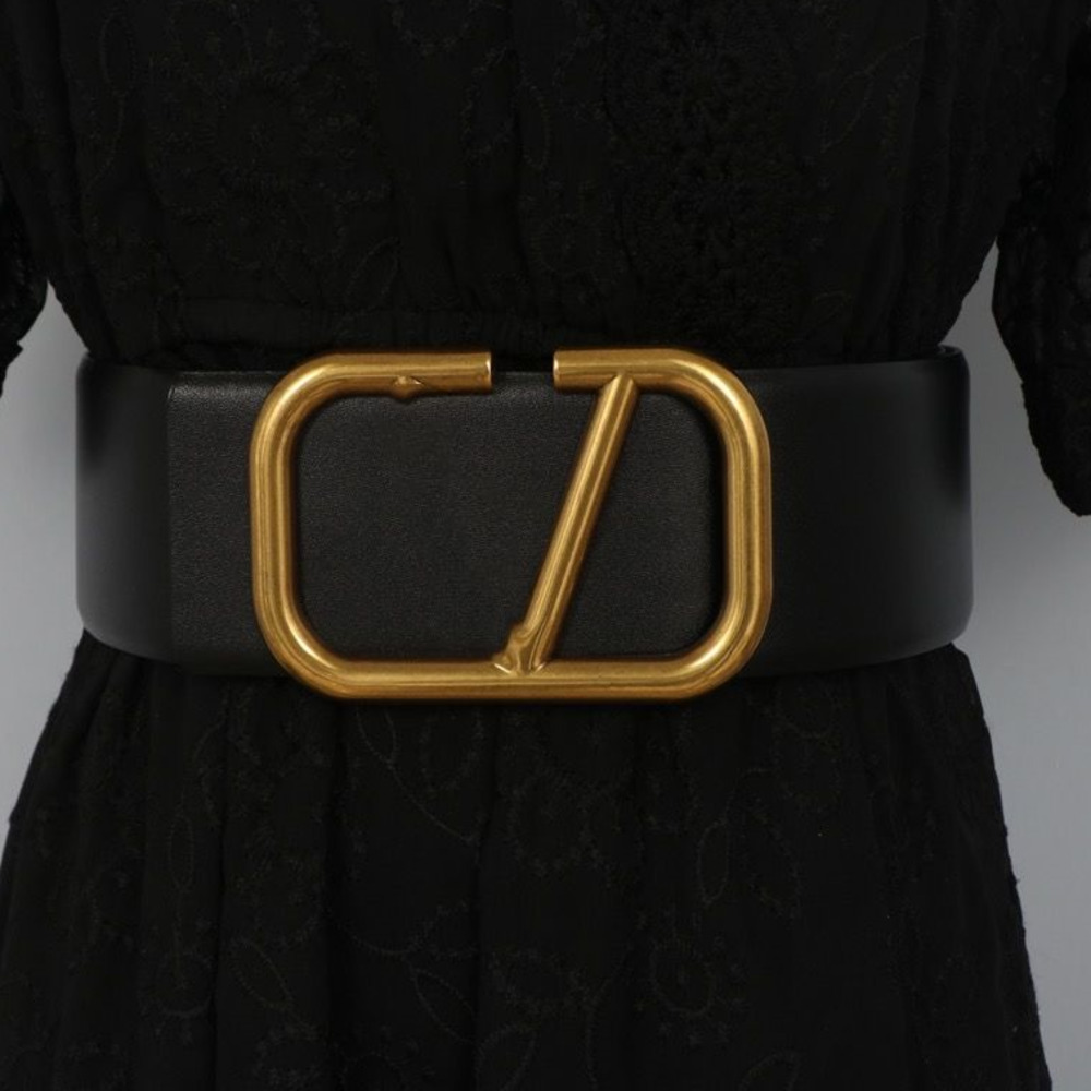 Ceintures Ceinture de créateur de luxe ceinture femme ceintures de mode femme 7CM de large cuir noir boucle en métal cuir véritable belle 7 coule