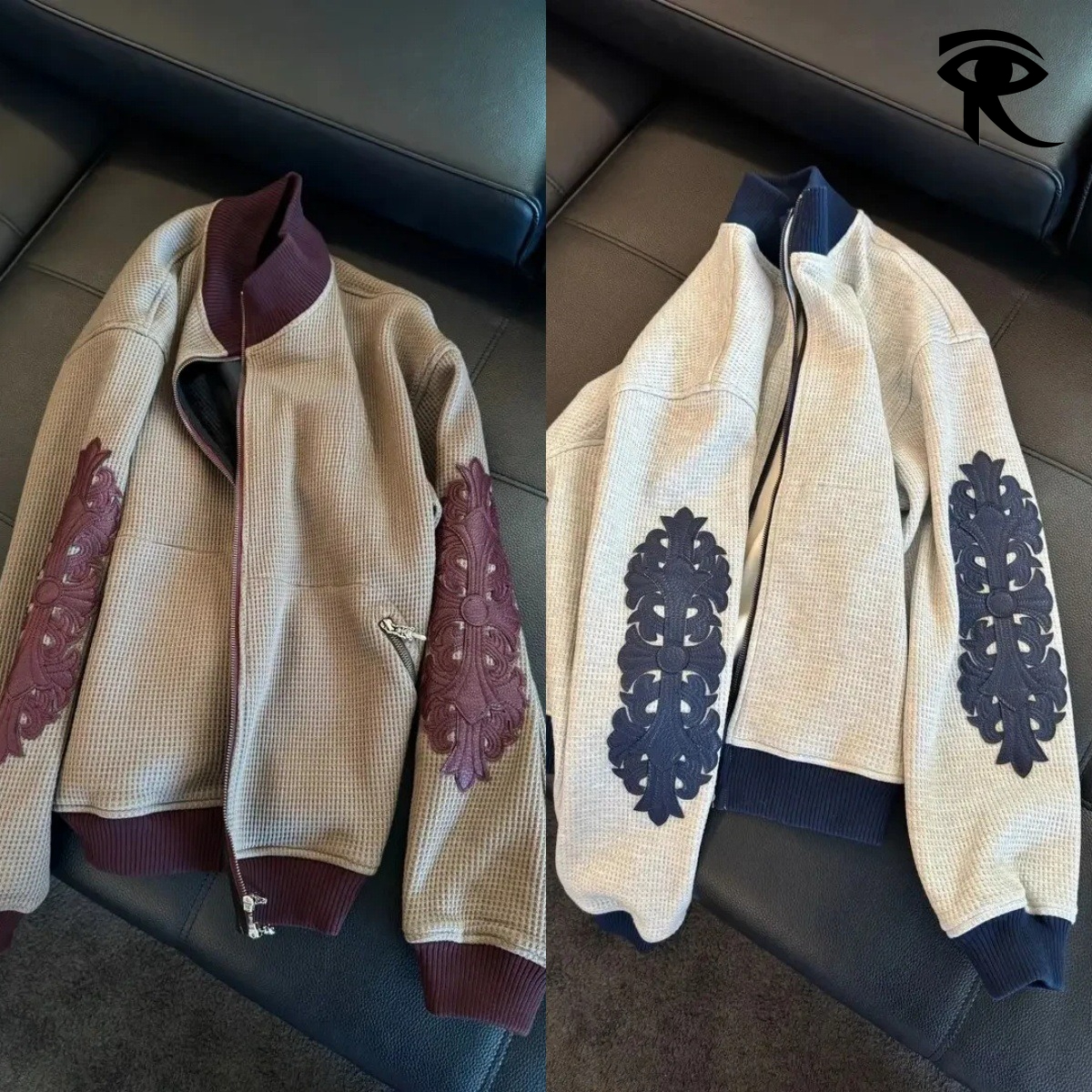 Retro American Jacket Spliced Cross Hoodie Sweatshirt Baseball Uniform Pilot Advanced Loose Jacket Original Clothing Designer Tops Factory Direct