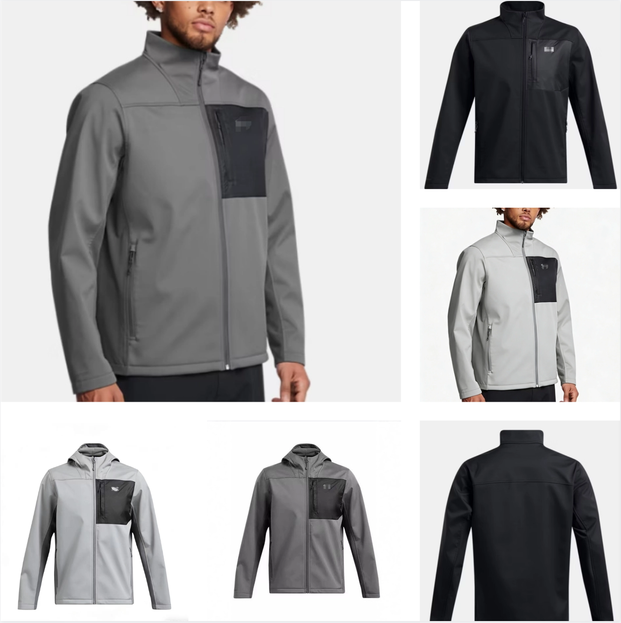 Designer jacket high quality tech nylon waterproof zipper jackets high quality lightweight coat outdoor sports men Men's sports assault suit