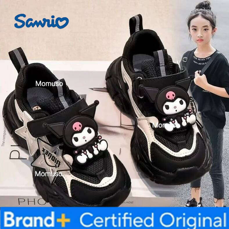 Sanrio 2025 Boys Girls Soft Sole Casual Sneakers Fashion Trend Running Children's Flat Baby Toddler Outdoor Shoes H260115