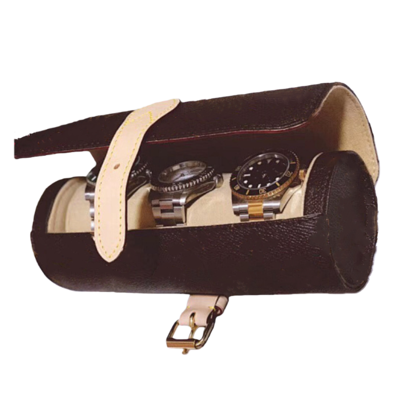 5A Top quality Mirror designer Watch case bag Watches box Woman men handbag flowers letters grid luxury M47530 20x8x8cm