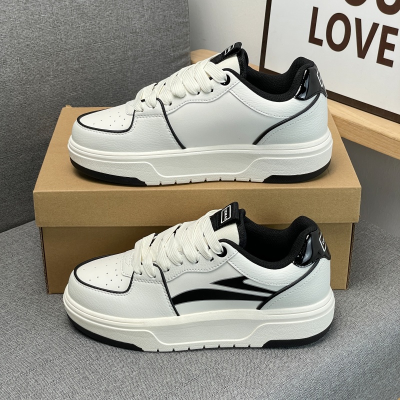 Luxury Brand Designer Shoes TEMAI Free Shipping 2026 Fashion Unisex Platform Casual Sneakers White Black Leather Upper Lace Up Sports Shoes For Men