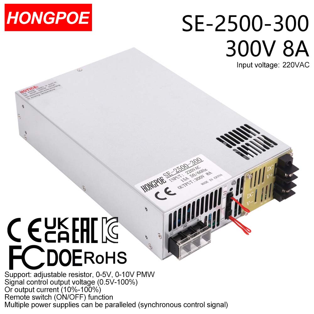 0-300V 8A 2500W Adjustable AC-DC 0-5V 0-10V PLC/PMV signal control transformer, suitable for motor/battery/solar/industrial control. CE certified-image-1109160943
