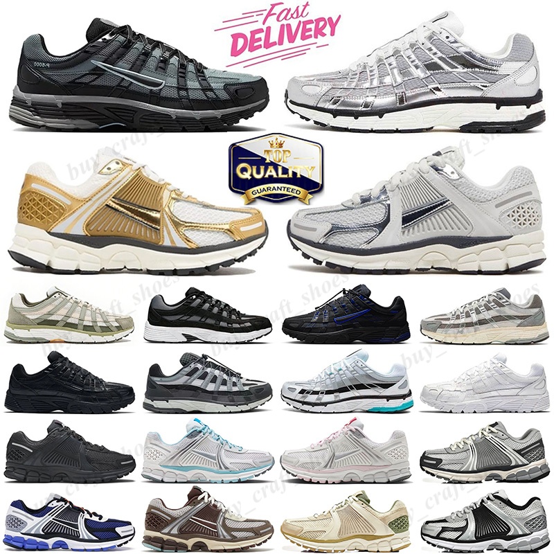 P6000 Trainers P 6000 V5 With Box Designer Running Shoes Shadow Grey Light Army Cargo Khaki Flat Pewter Anthracite Smoke Grey Metallic Silver Mens W