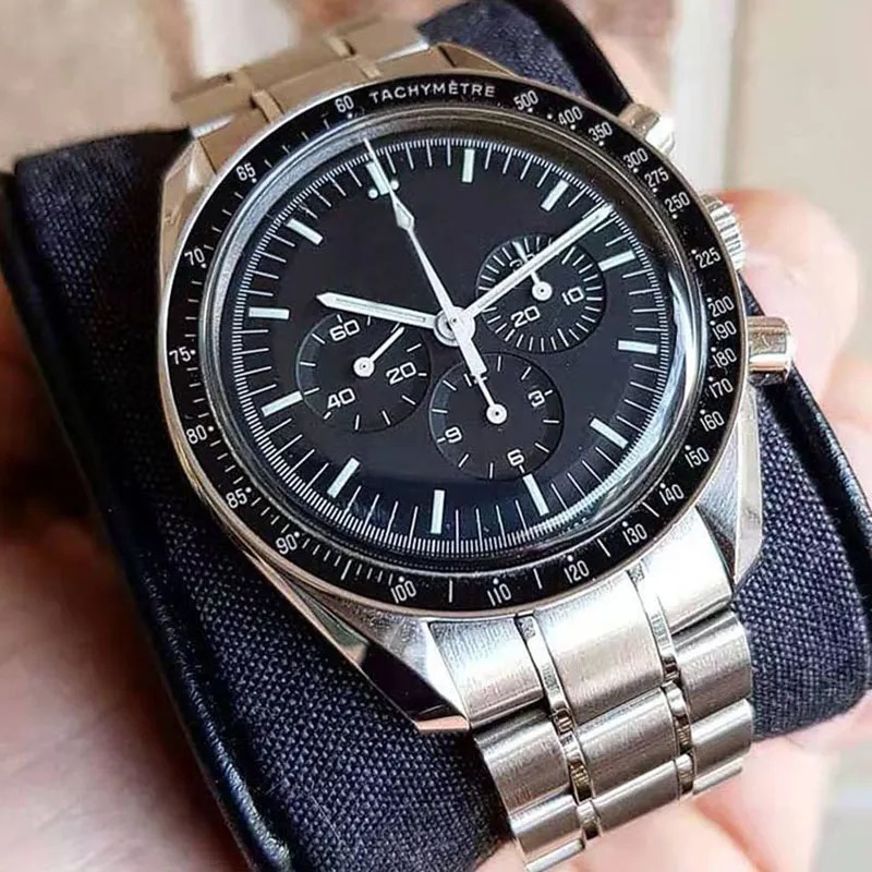 U1 Top AAA Designer Classic Full Chronograph Men Mens Watch Sports Sea Master Ceramic Bezel Quarz Movement James bond 007 Oroiogio Montre de luxe Na