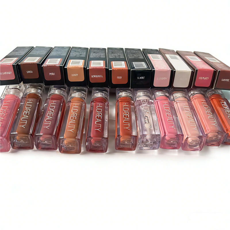 HUDA BEAUTY 11 Colors Lip Gloss 3.9ml New Mirror Glazed Lipstick Gloss UUU Baby Ultra High Gloss Bombshell Suger Baby Long Lasting Moisturizing L-image-1092168276