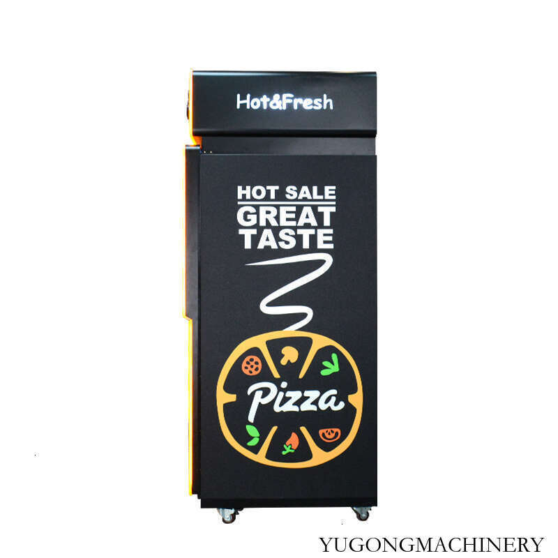 Outdoor Pizza Vending Machine Waterproof Design with Contactless Payment Smart Pizza Kiosk for Apartment Complexes and Public Parks-image-1092151091