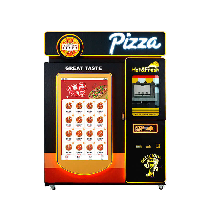 Smart Pizza Vending Machine with Fresh Dough System 12 Inch Pizza Baker Touch screen Payment for University Campus and Airport Lounges-image-1092144608