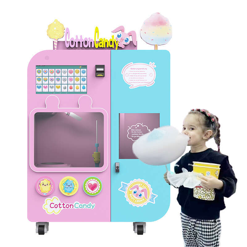 Automatic Cotton Candy Vending Machine Smart Self Service Candy Robot for Shopping Malls High Profit Business with Touch Screen Operation-image-1092193577