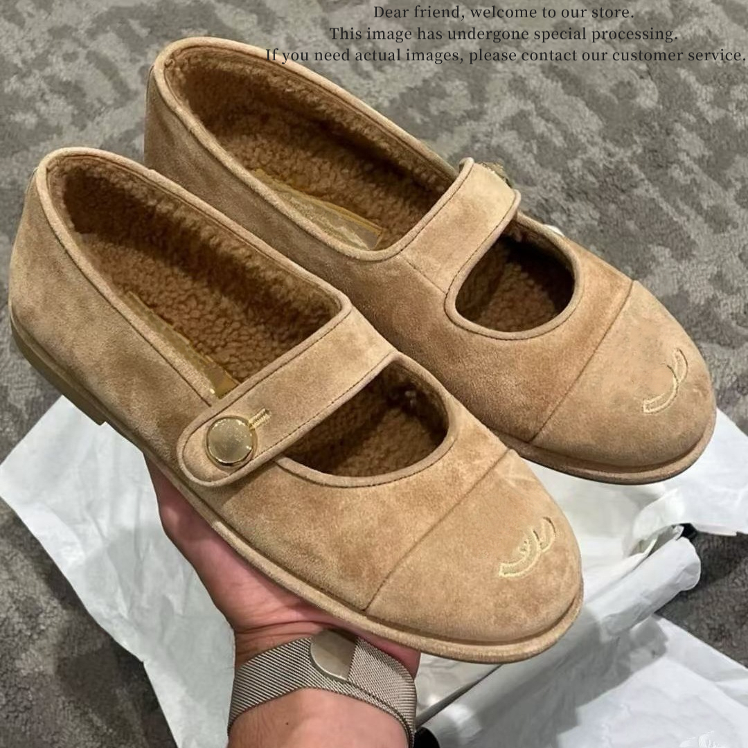 Top designer shoes winter new French minimalist style sheepskin warm and elegant design women's sandals fashionable trend style luxury shoes