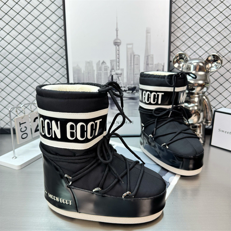 boots designer Fashion Snow Boots Platform Boot Skiing Shoes Waterproof Women Winter New Long Lace Up Anti-slip Warm Ankle Booties EU35-40 boots des