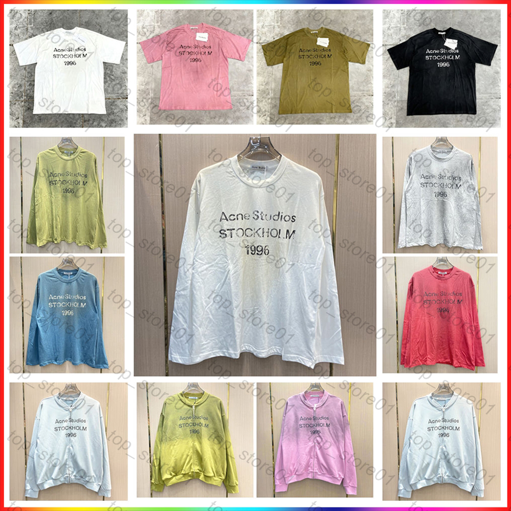 2026 designer clothes fashion mens clothing summer graphic tee women oversize casual hoodie washed t shirt retro studios long breathable sleeve swea