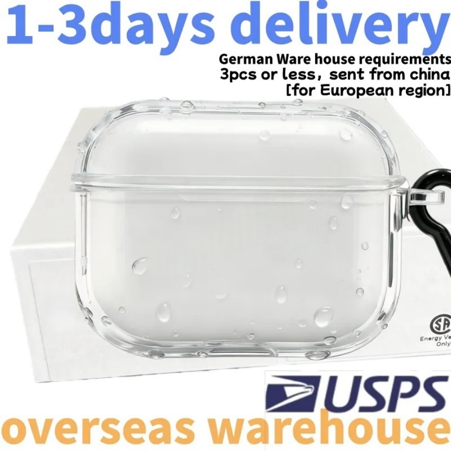 USA Stock ANC Noise for apple AirPods pro 3 2 earphone 3rd 5 4 6 airpod earphones 3 Solid Silicone Cute Protective Headphone Cover Wireless Charging
