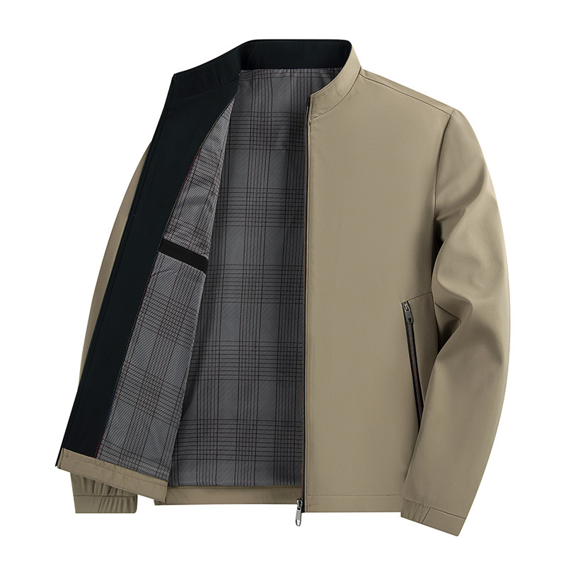 2024 Spring and Autumn New Fashion Business Jacket Men Solid Color Brand Outerwear Korean Style Trendy Men's Coat S260917KJEB