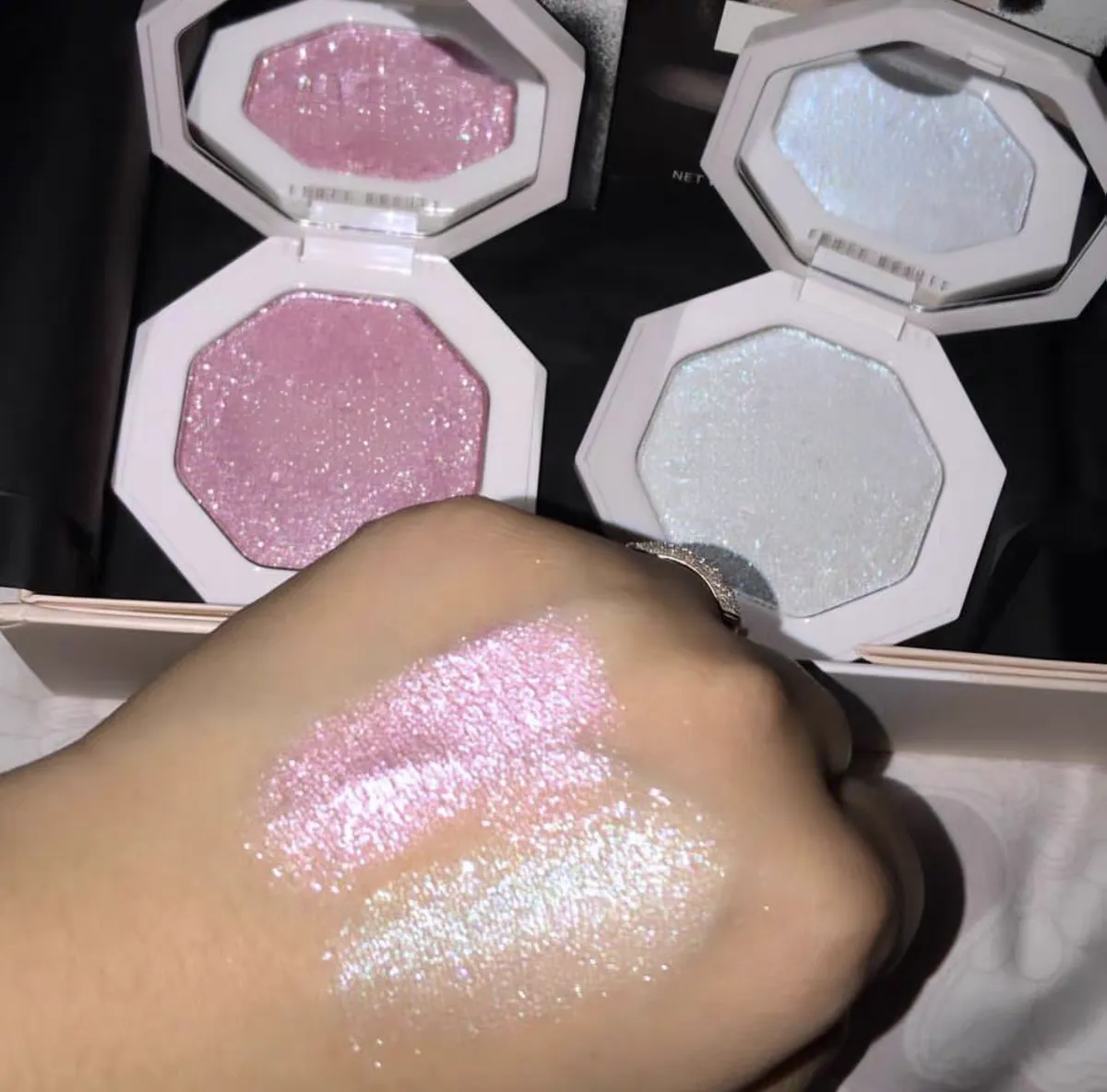 High quality 5 Colors Makeup RIHANNA Highlighters HOW MANY CARATSE TROPHY WIFE WATTABRAT 8g Streaming monochrome highlight powder Face Makeup Fas-image-1092233808