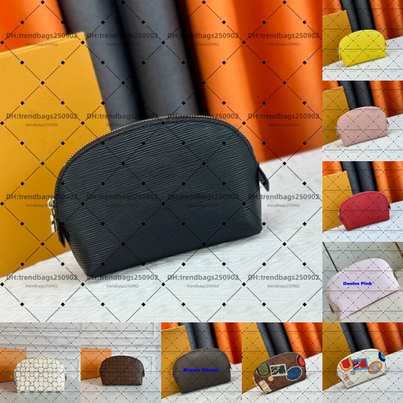 Water ripple Cosmetic Bags Designer Makeup Bag Monograms canvas manufacturing Zippys Zipper cosmetic bags Casual mini Shell bag Women Make Up Purses